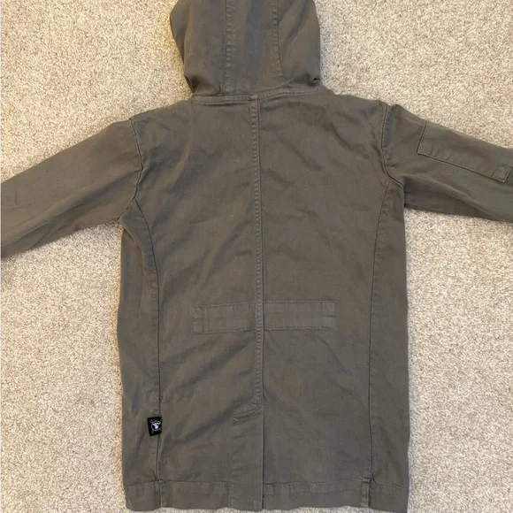 NUNUNU Kids size 4-5 Military Green Jacket - Picture 2 of 4